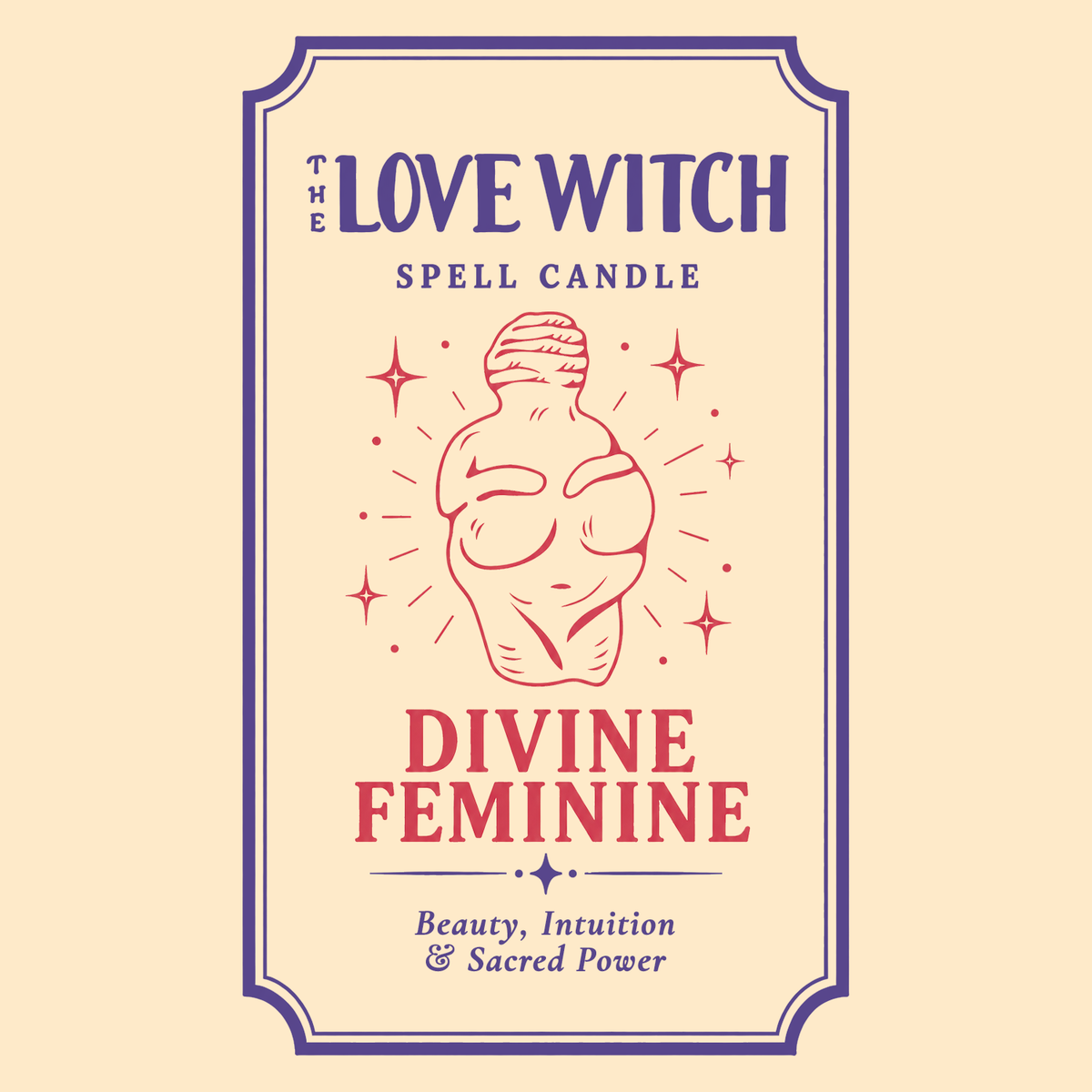 Divine Feminine Spell - Beeswax Vigil Candle by The Love Witch