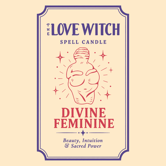 Divine Feminine Spell - Beeswax Vigil Candle by The Love Witch