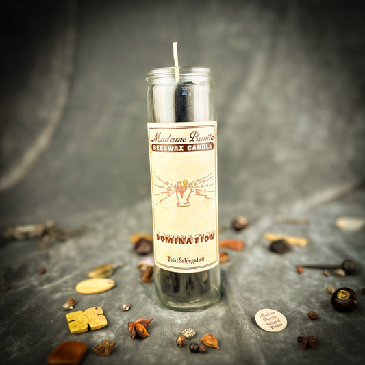 Domination Beeswax Vigil Candle by Madame Pamita - Control & Mastery