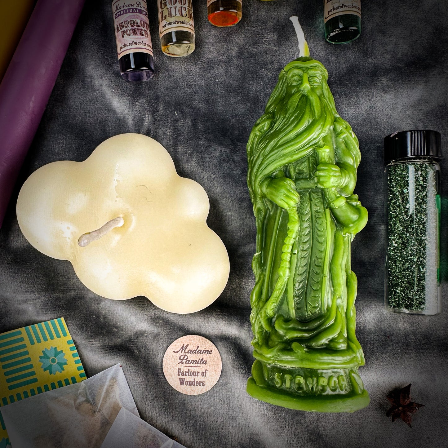 February Aquarius New Moon Striboh Wealth Candle Spell