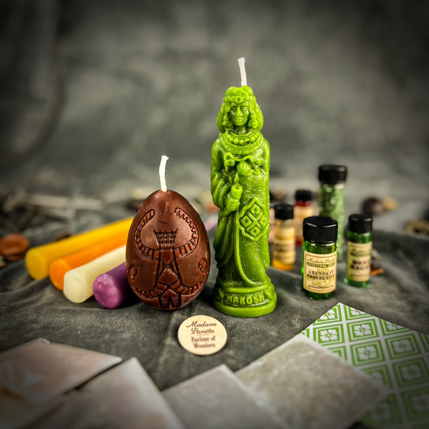 September Virgo New Moon Makosh Abundance Candle Spell