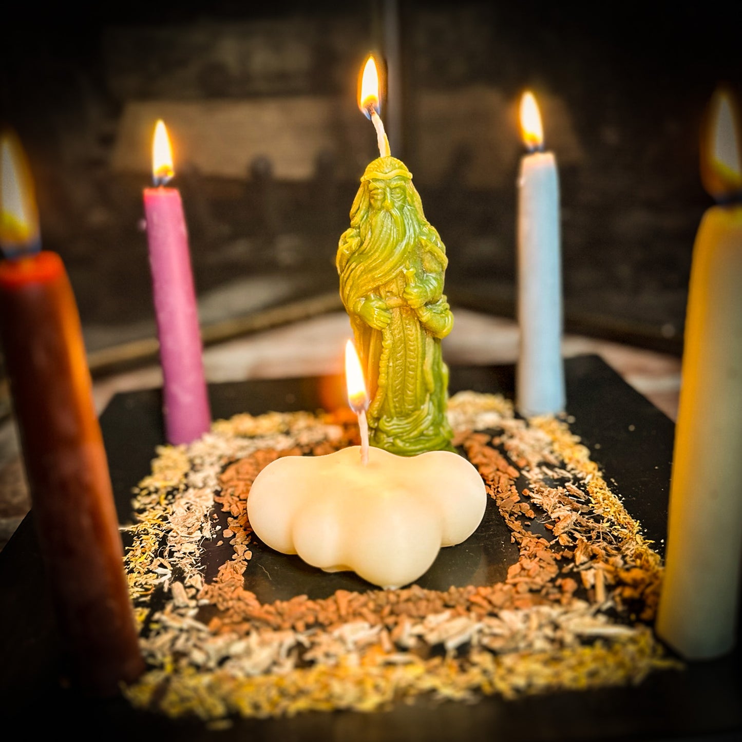 February Aquarius New Moon Striboh Wealth Candle Spell