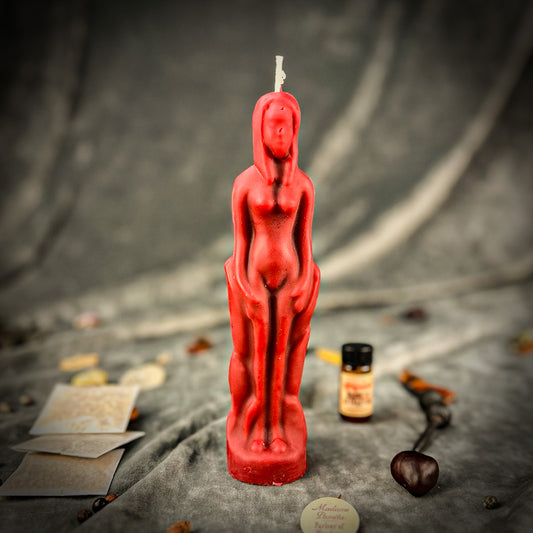 Female Figural Candle Spell Kit - Sympathetic Magic & Personal Power