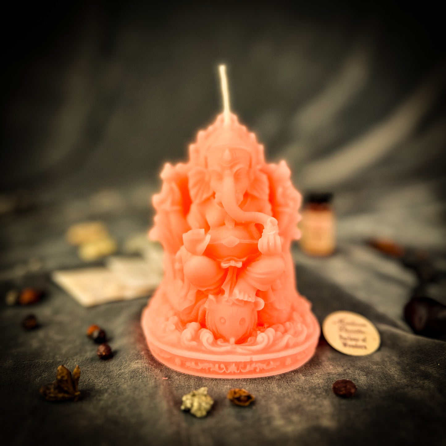 Ganesha Candle Spell Kit - Obstacle Removal & Success Magic