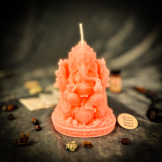 Ganesha Candle Spell Kit - Obstacle Removal & Success Magic