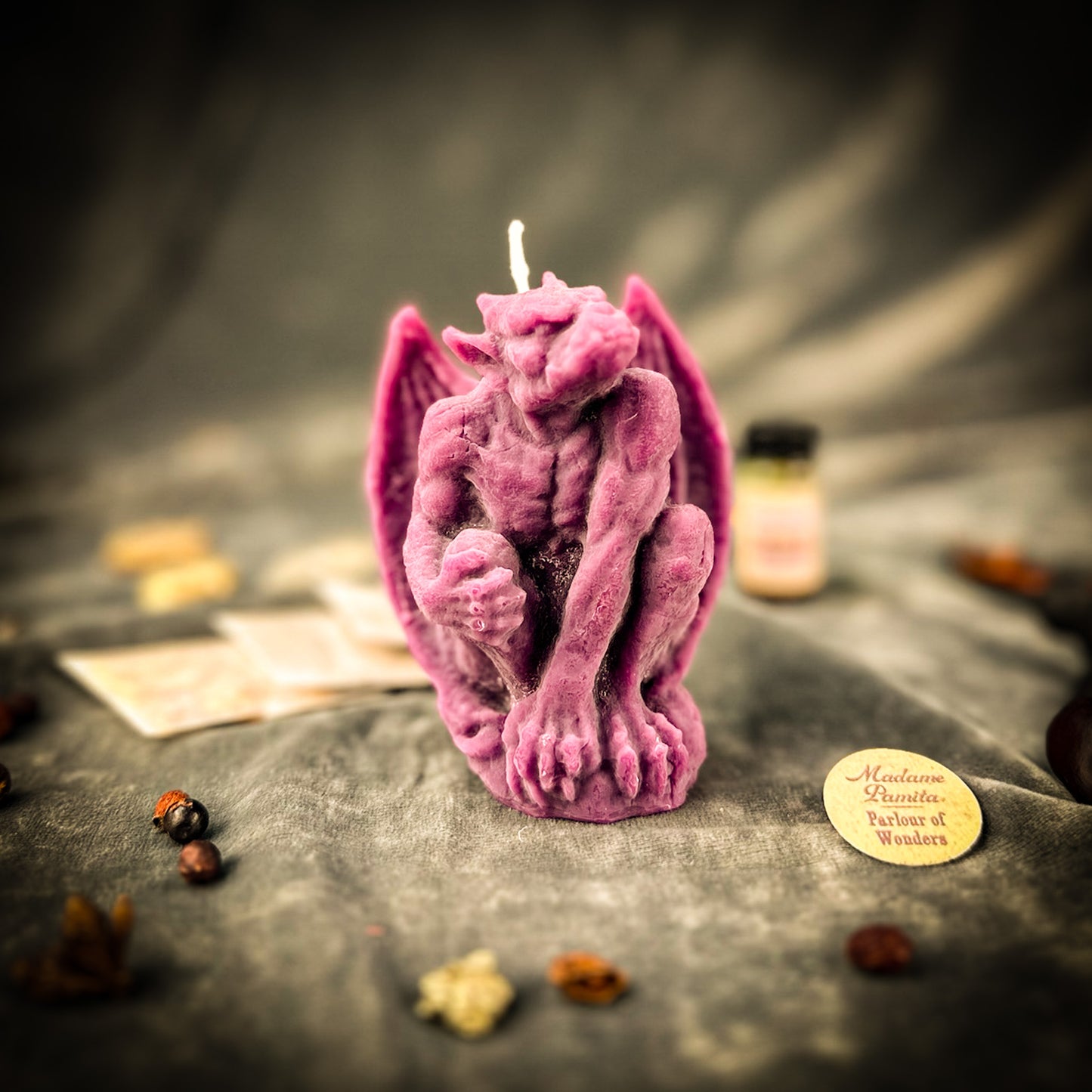 Gargoyle Guardian Candle Spell Kit - Protection & Defense Magic