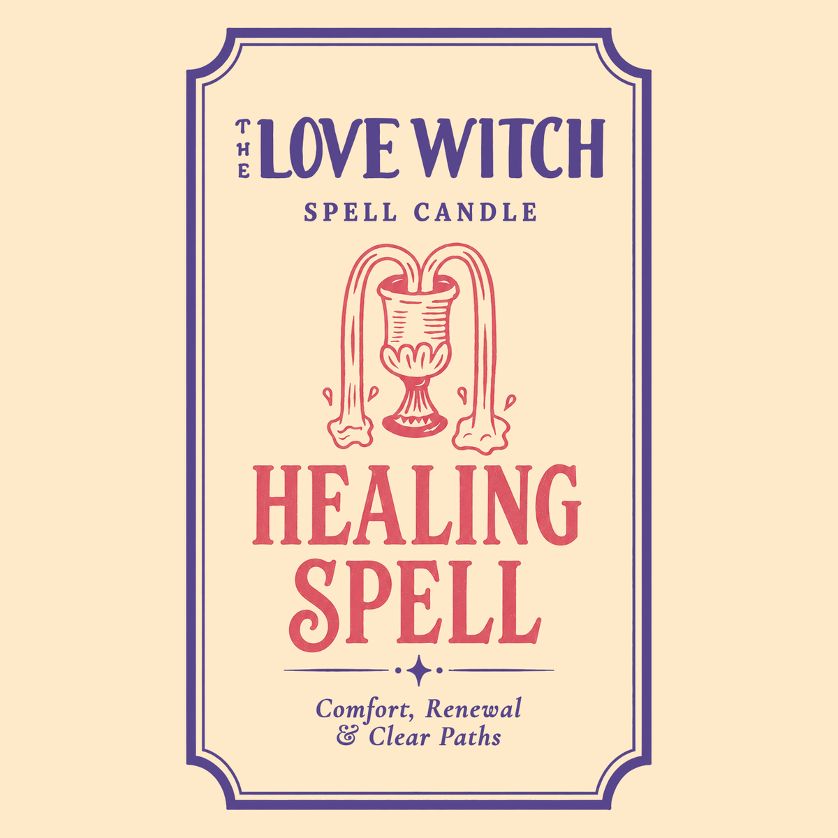 Healing Spell - Beeswax Vigil Candle by The Love Witch