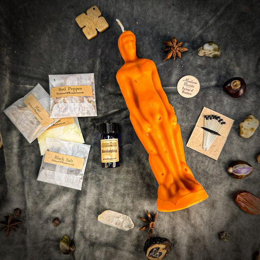 This candle spell kit has everything you for hexing the patriarchy and reclaiming your power.