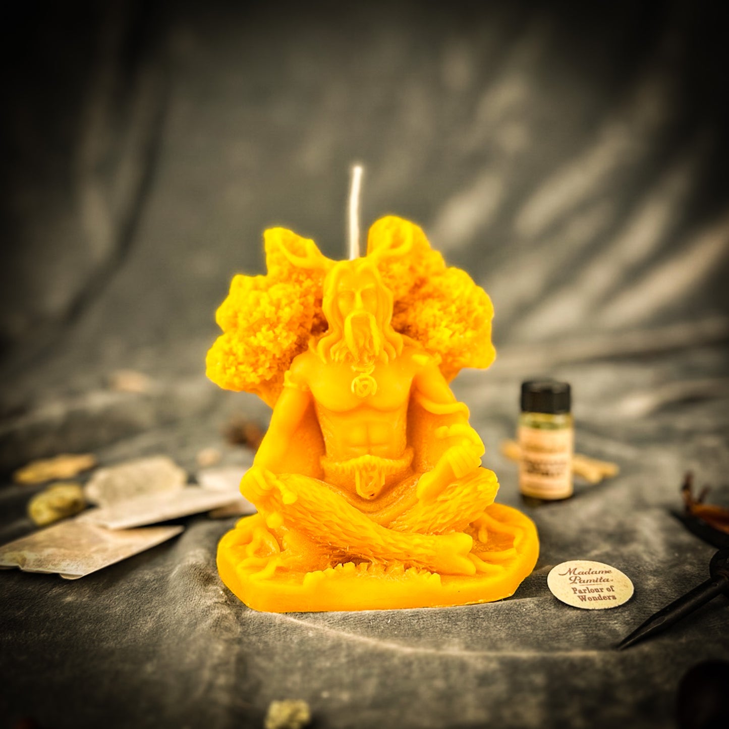 Horned God Candle Spell Kit - Cernunnos Nature Magic & Fertility