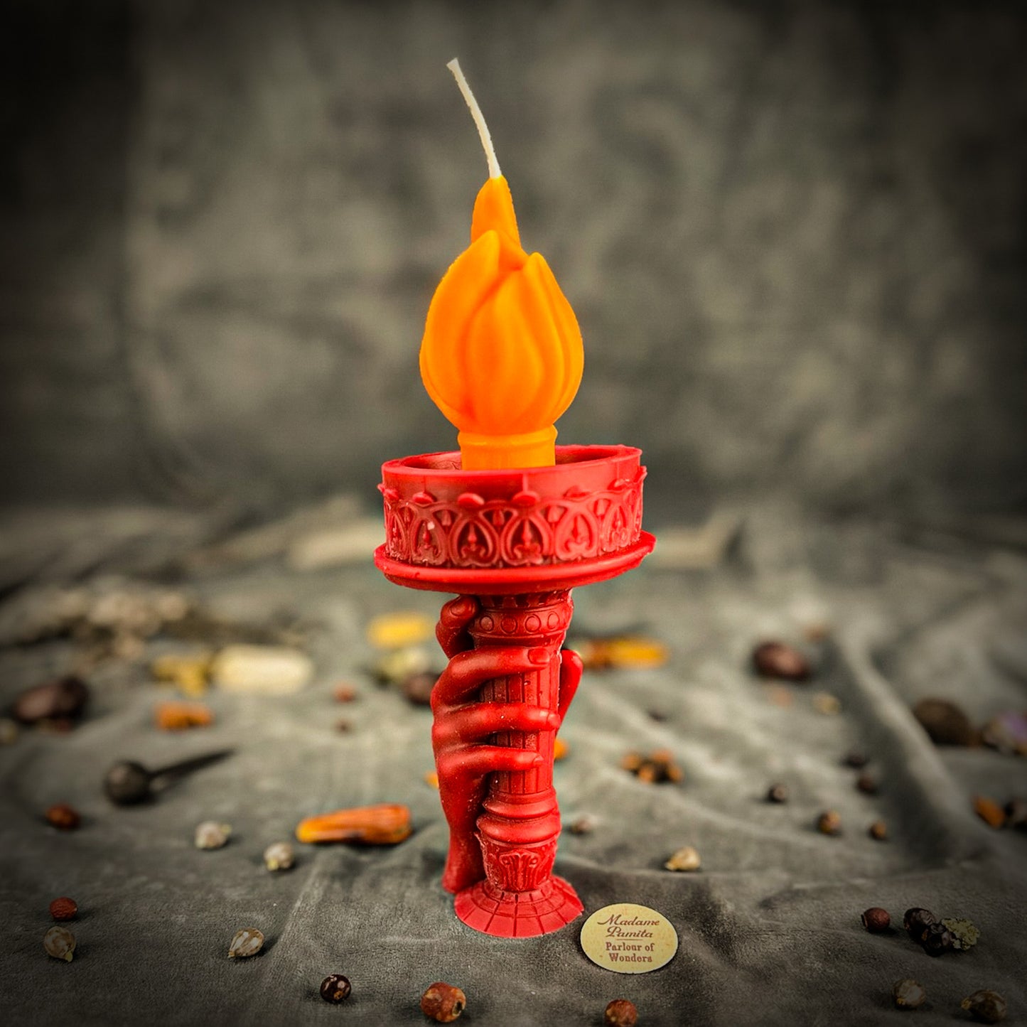 Red Liberty and Justice Candle Spell