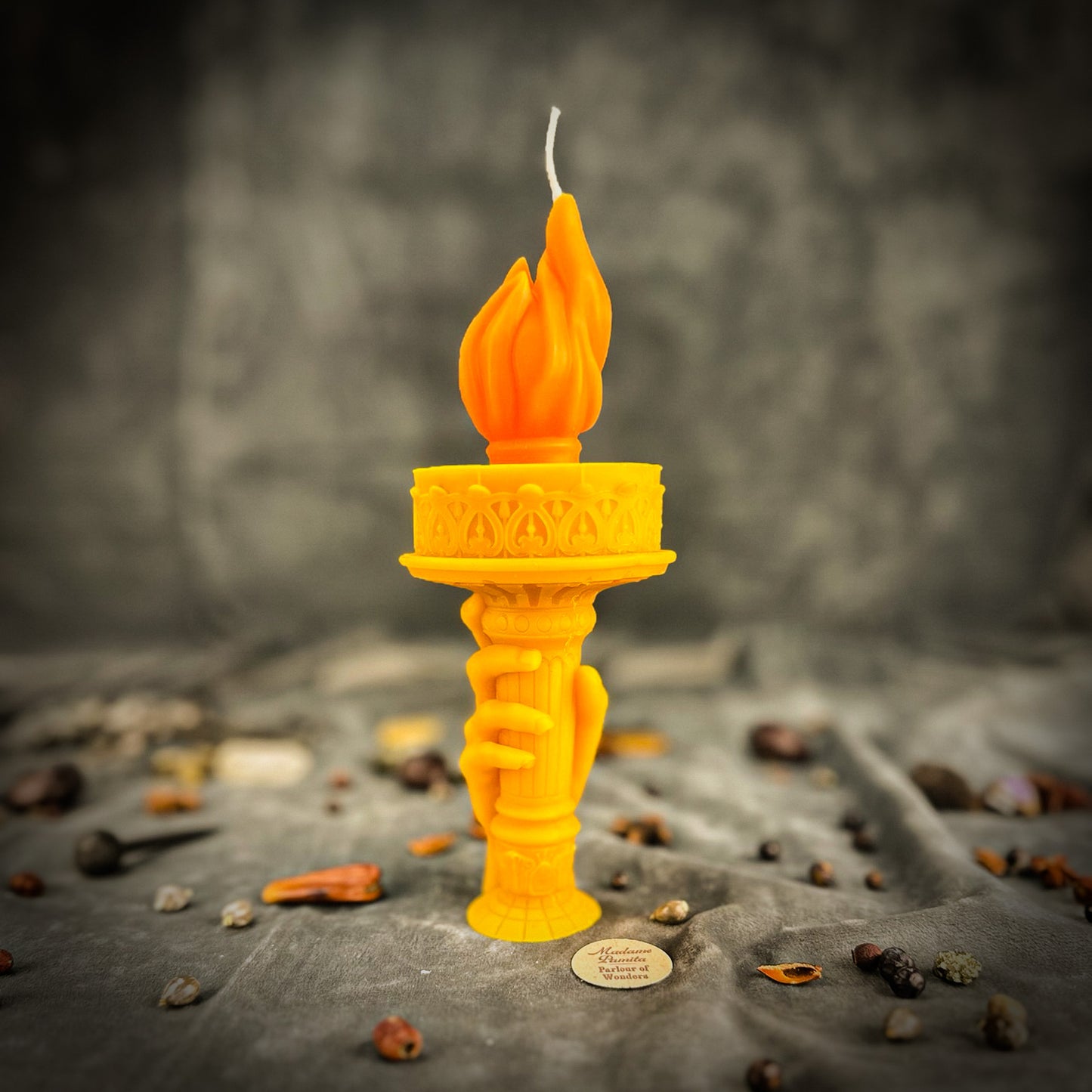 yellow Beeswax Liberty and Justice Candle Spell Kit 