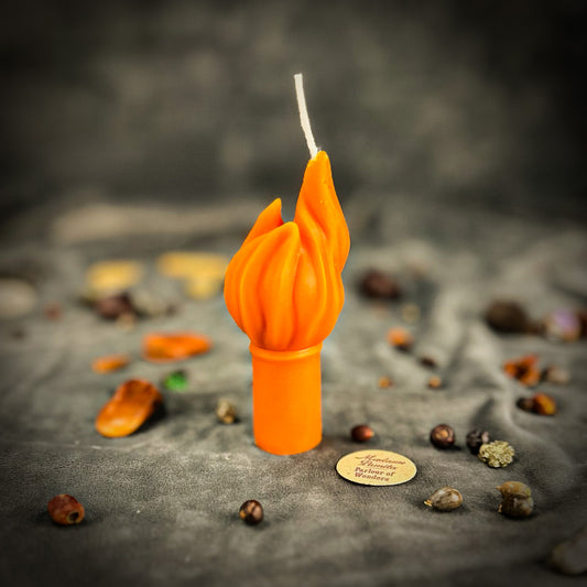 Beeswax Liberty and Justice Candle Spell Kit for the Resistance Flame