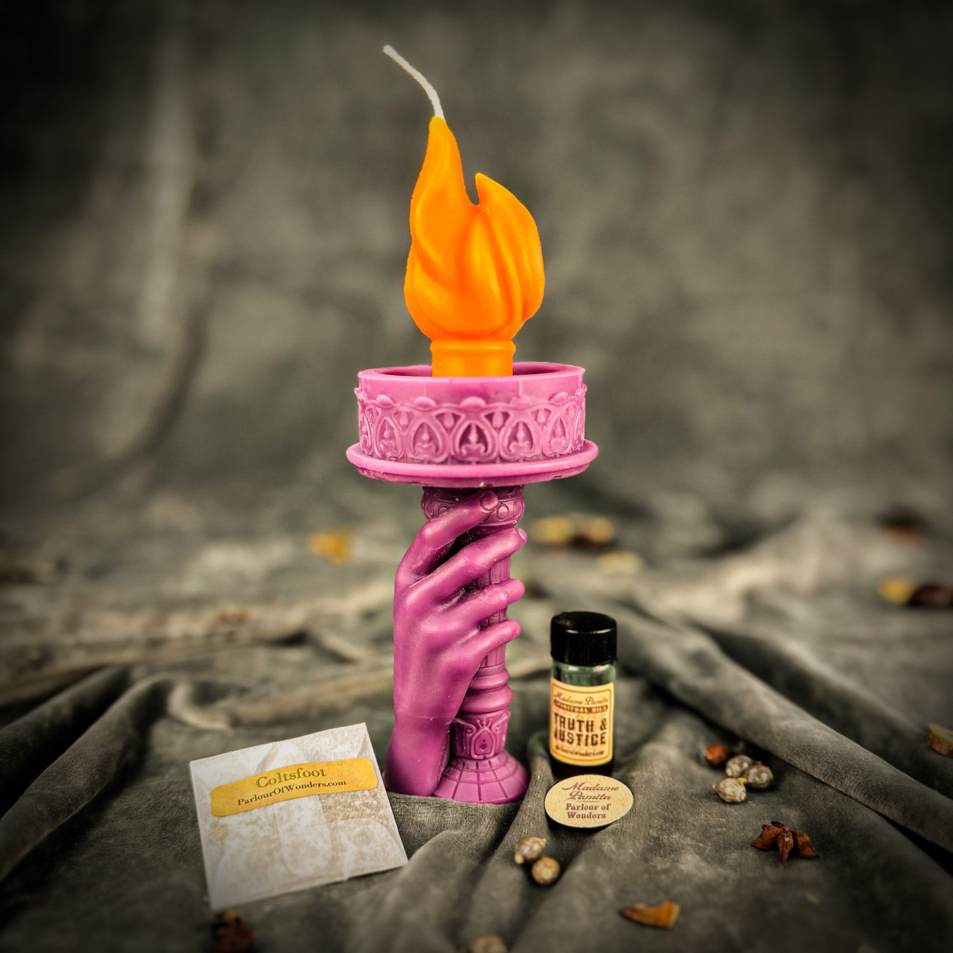 Beeswax Liberty and Justice Candle Spell Kit for the Resistance
