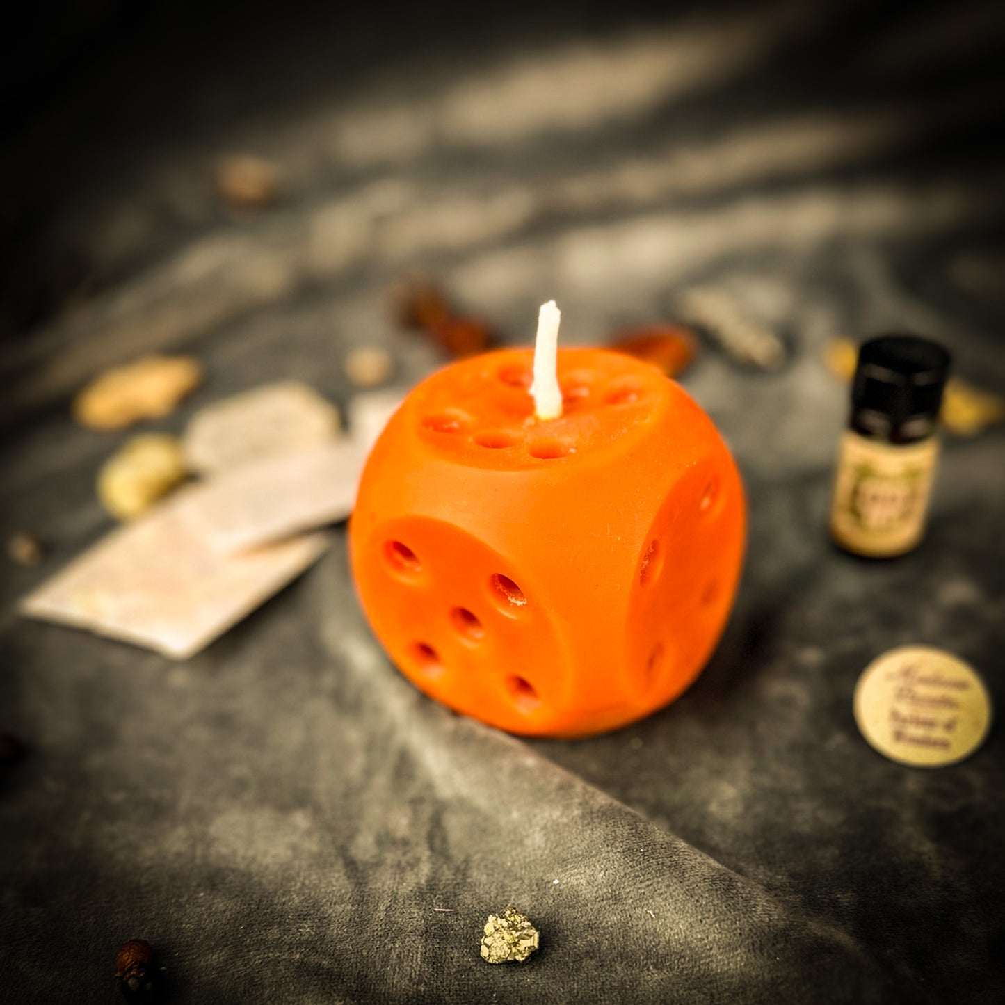 Lucky Dice Candle Spell Kit - Gambling Luck & Good Fortune