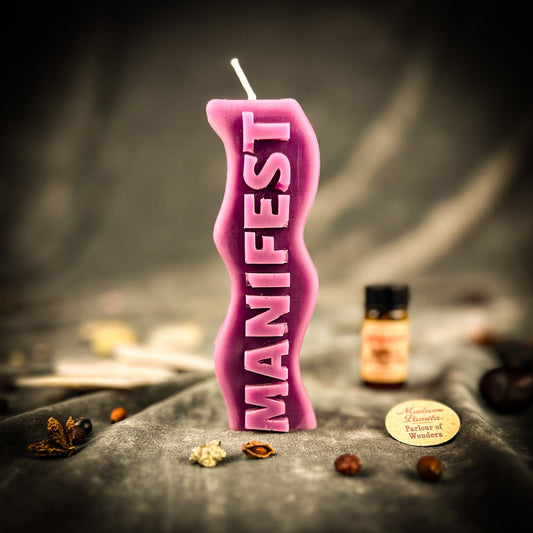 Manifest Like a Boss Candle Spell Kit - Goal Setting & Abundance Magic