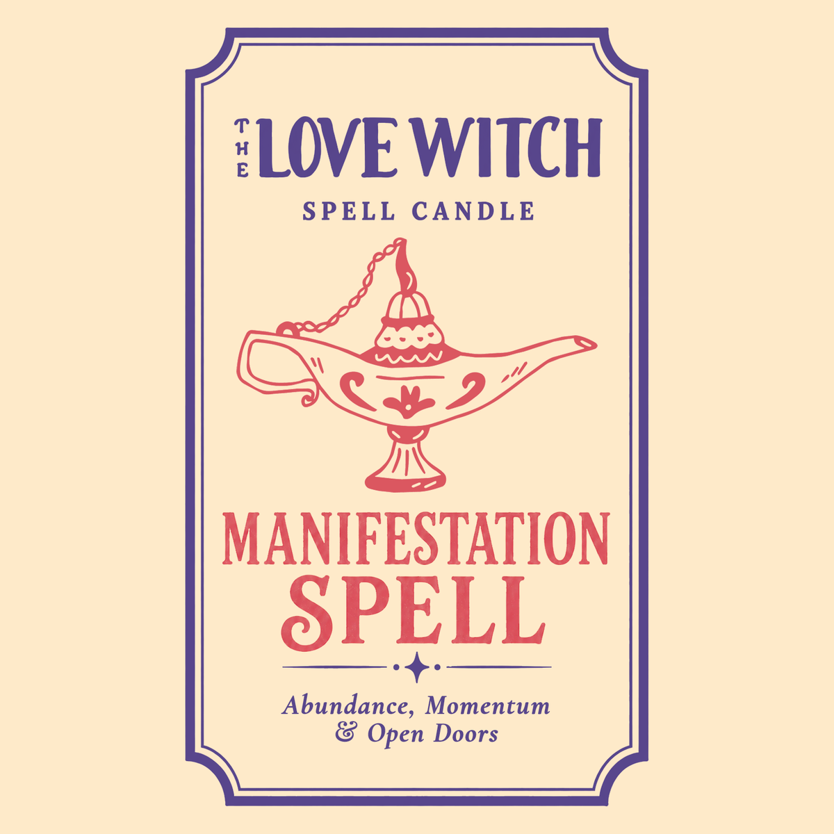 Manifestation Spell - Beeswax Vigil Candle by The Love Witch