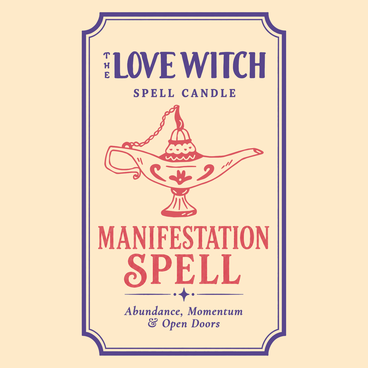 Manifestation Spell - Beeswax Vigil Candle by The Love Witch