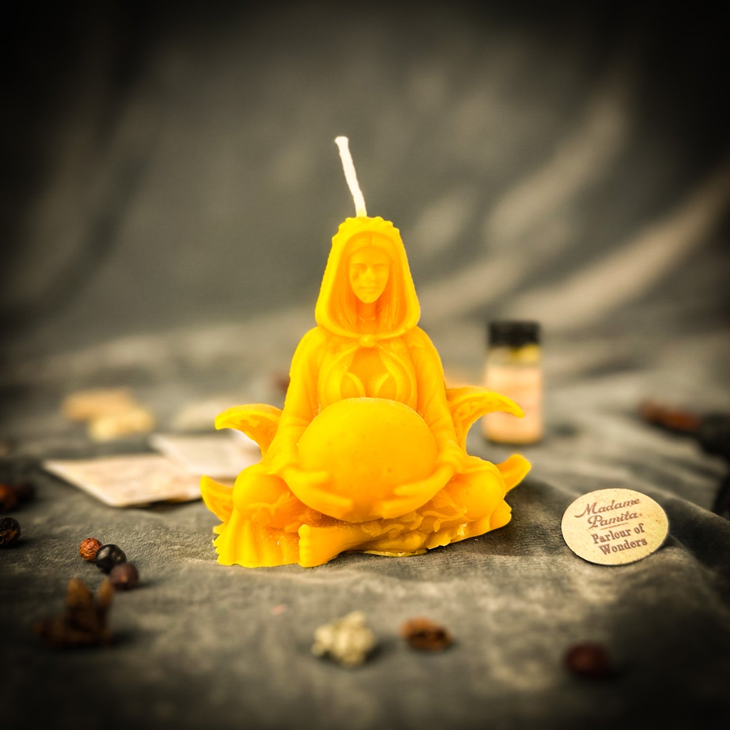 Moon Goddess Candle Spell Kit - Lunar Magic & Divine Feminine Energy