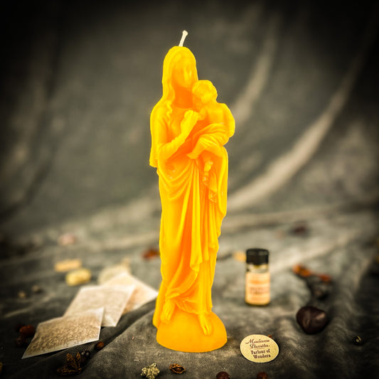 Mother Mary Candle Spell Kit - Divine Mother & Unconditional Love Magic