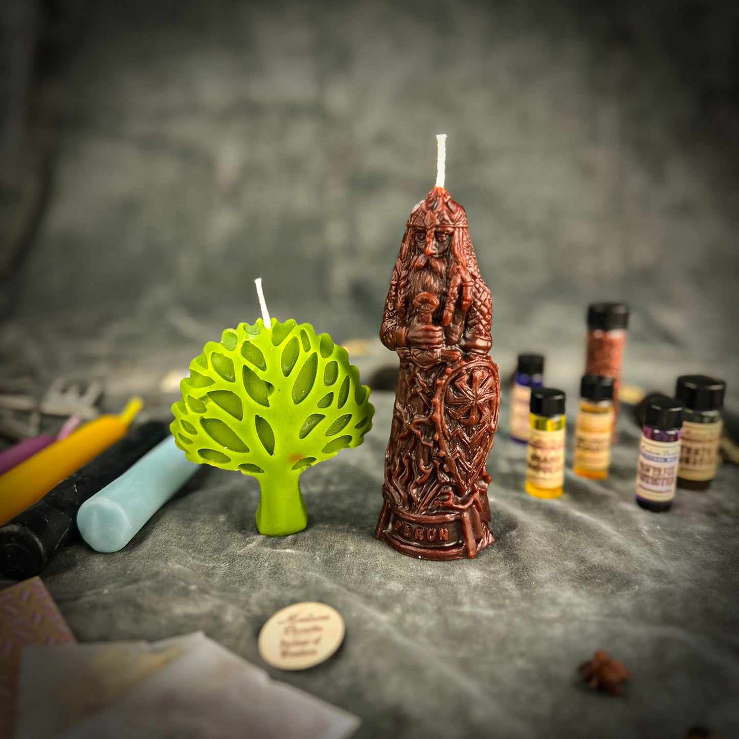 October Libra New Moon Perun Justice Candle Spell