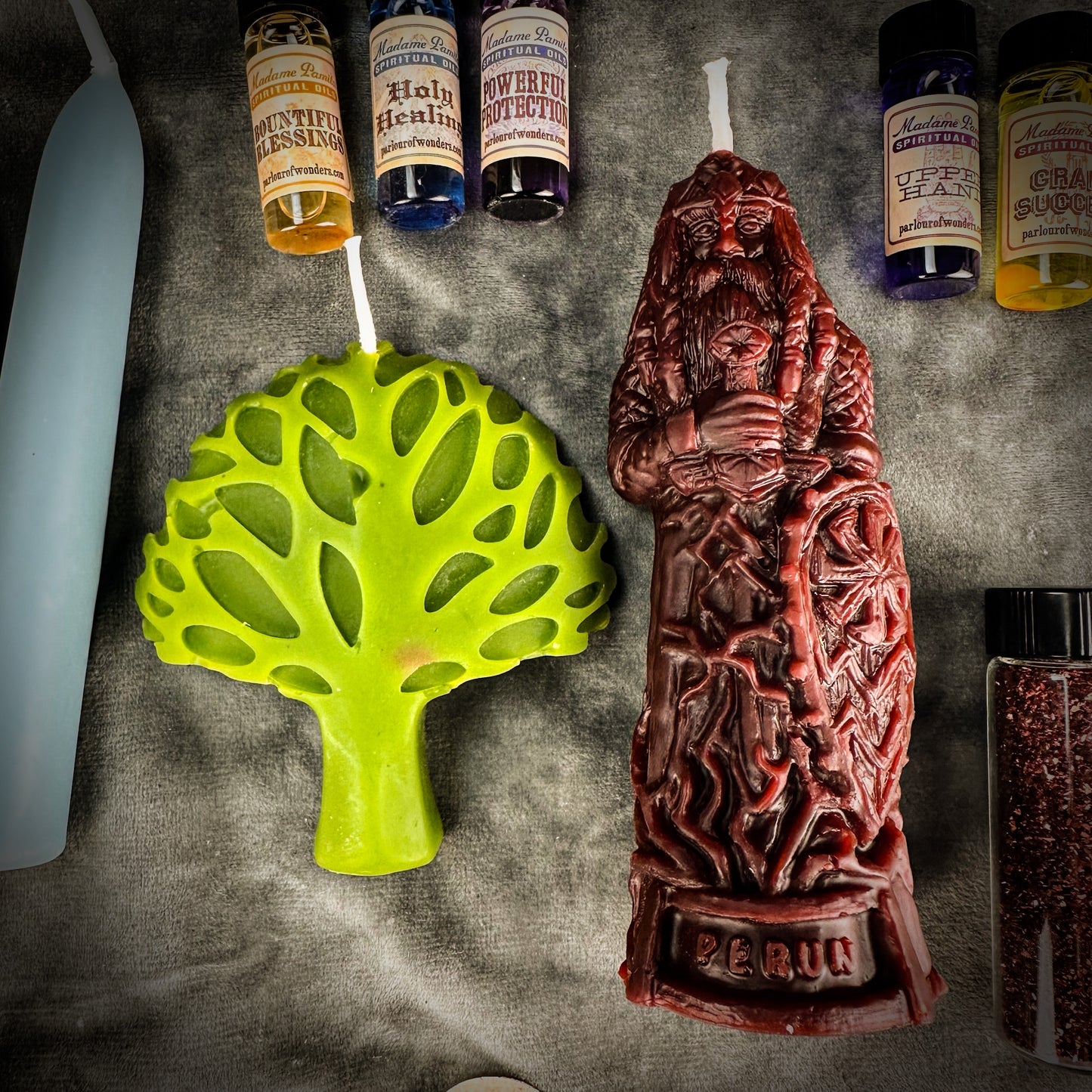 October Libra New Moon Perun Justice Candle Spell