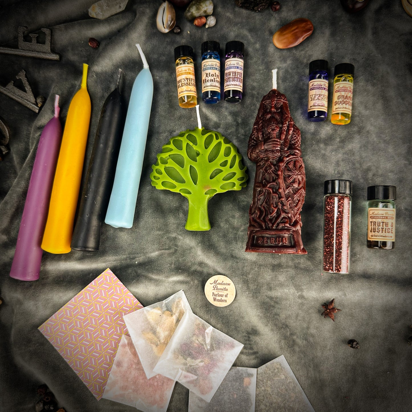 October Libra New Moon Perun Justice Candle Spell