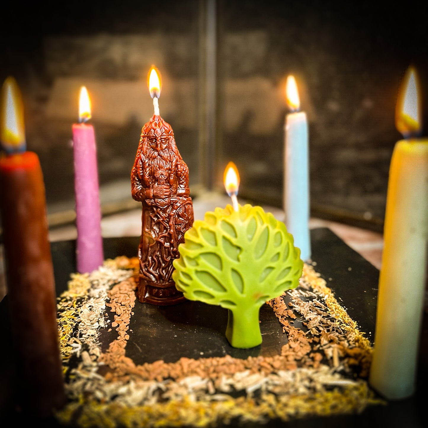 October Libra New Moon Perun Justice Candle Spell