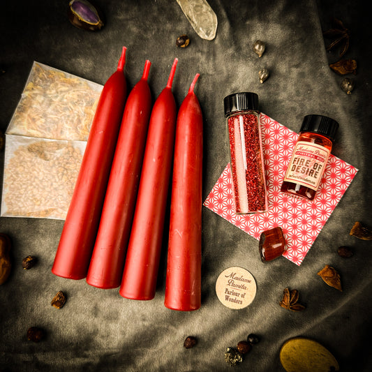 Passion Candle Spell Booster Pack - Add Sensual Fire to Any Candle Spell Kit