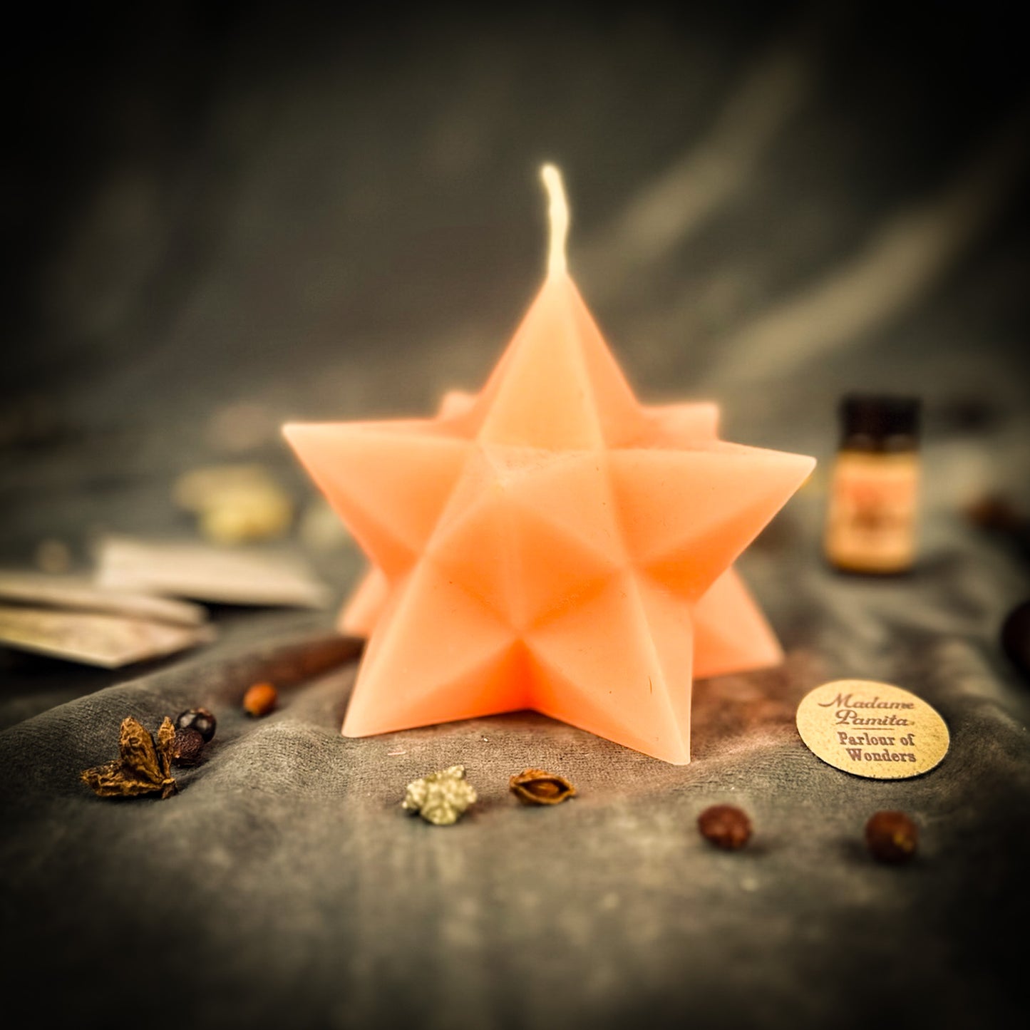 Pentagram Merkaba Protection Candle Spell Kit - Spiritual Transcendence & Sacred Magic