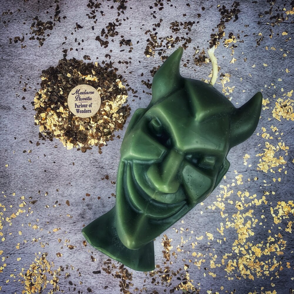 green devil candle