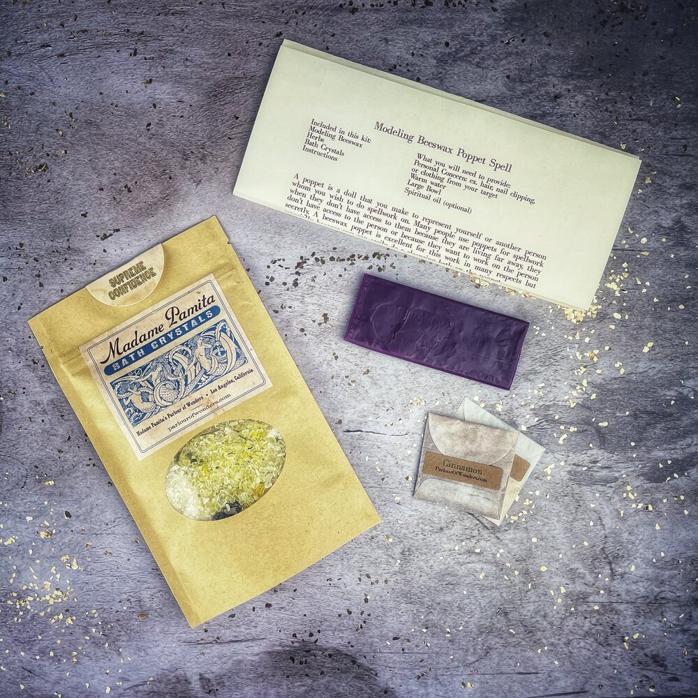 Modeling Beeswax Poppet Spell Kit