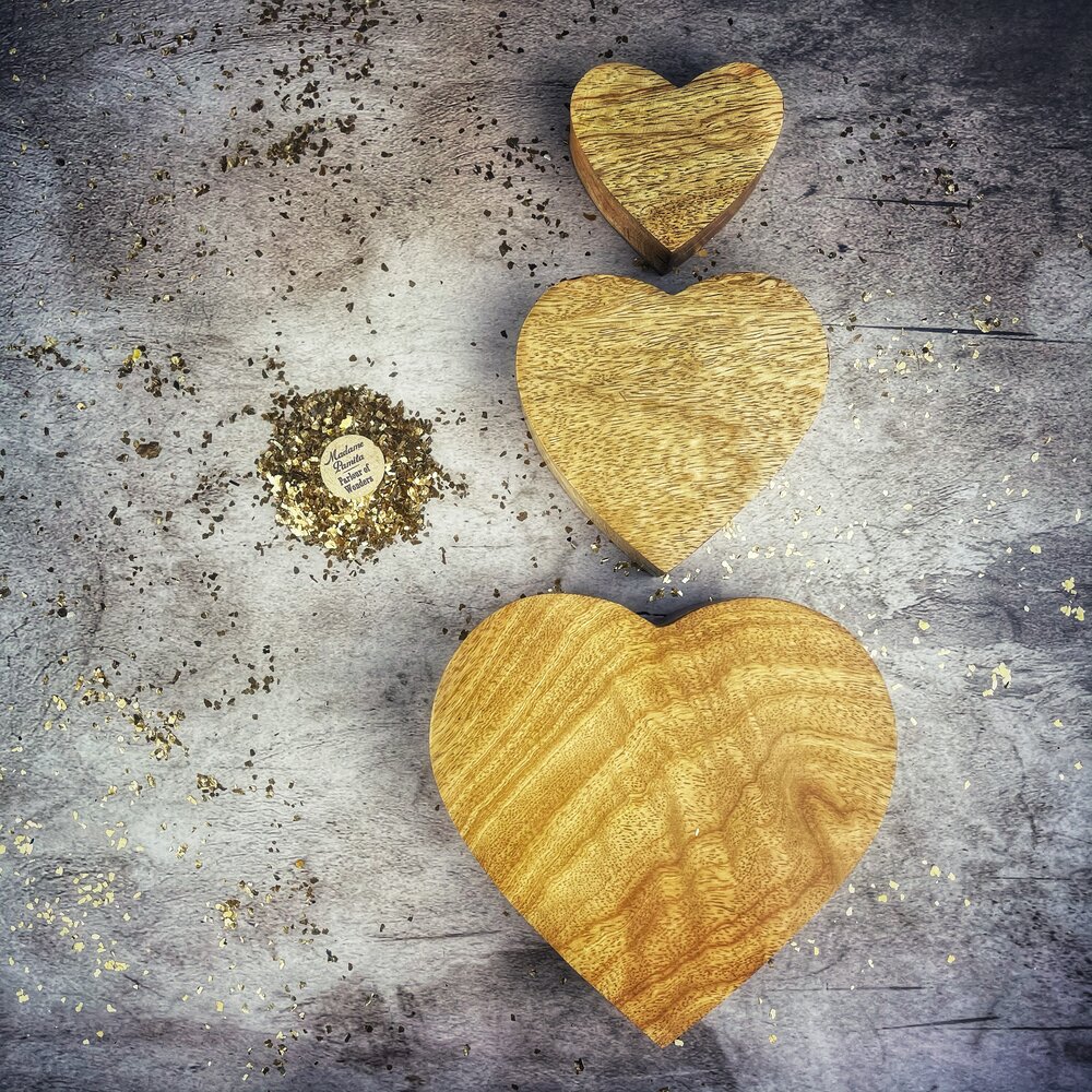 Heart Shaped Wooden Love Spell Box