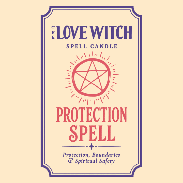 Protection Spell - Beeswax Vigil Candle by The Love Witch