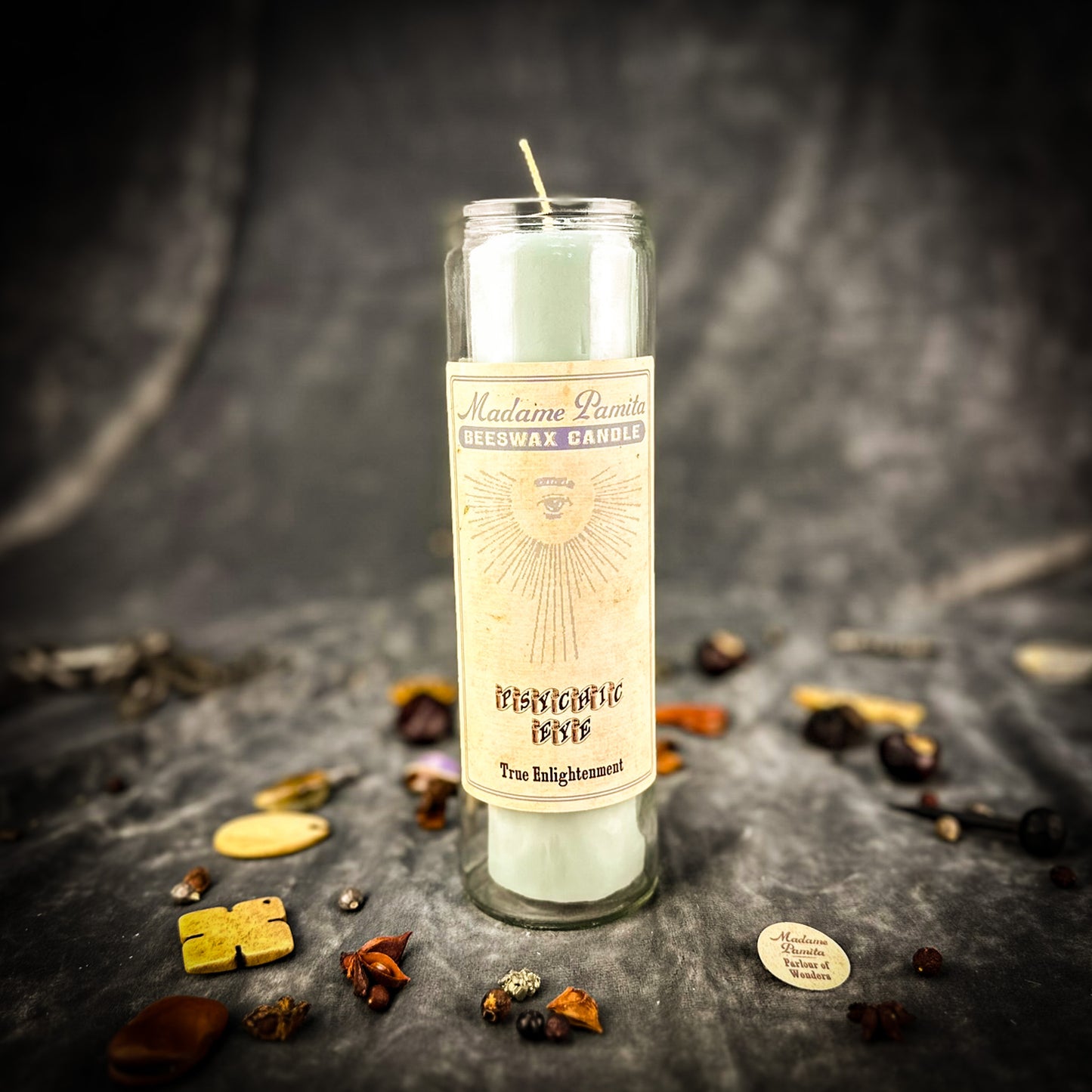 Psychic Eye Beeswax Vigil Candle by Madame Pamita - Intuition & Psychic Abilities