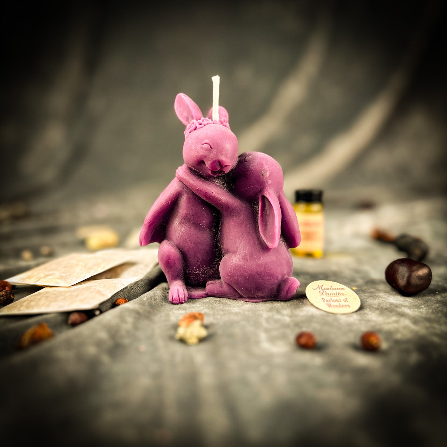 Rabbit Rabbit Candle Spell Kit - Good Luck & New Beginnings Magic