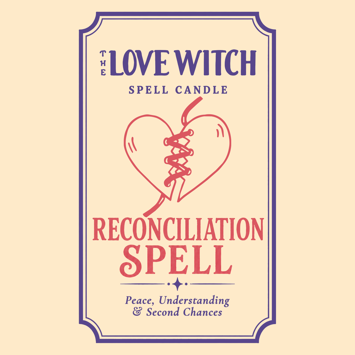 Reconciliation Spell - Beeswax Vigil Candle by The Love Witch