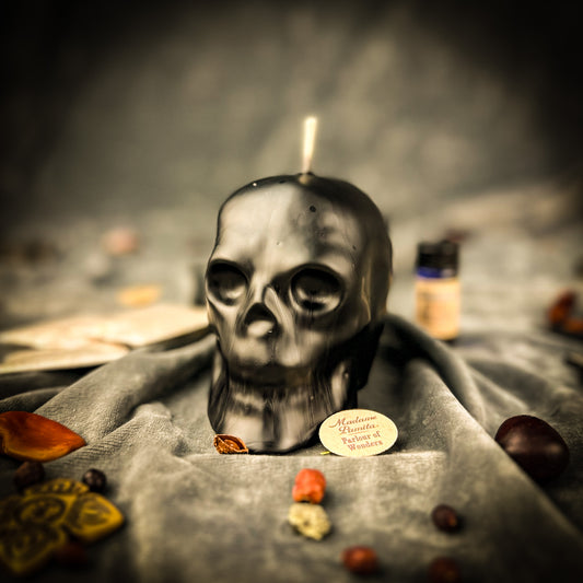 Return to Sender Large Skull Candle Spell Kit - Protection & Negativity Reversal Magic