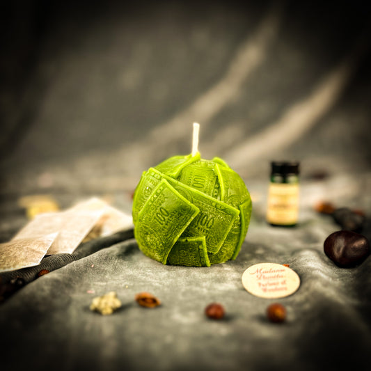 Rolling in Dough Money Candle Spell Kit - Wealth & Luxury Magic