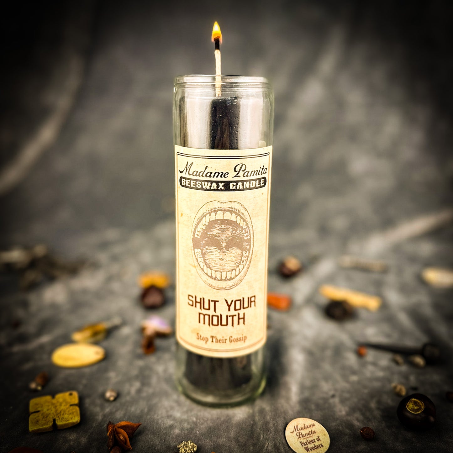 Shut Your Mouth Vigil Candle Spell Service