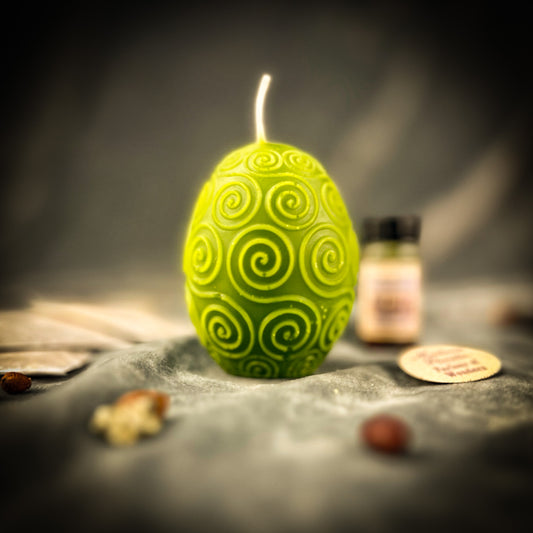 Spiral Protection Pysanka Candle Spell Kit - Sacred Protection & Life Cycles Magic