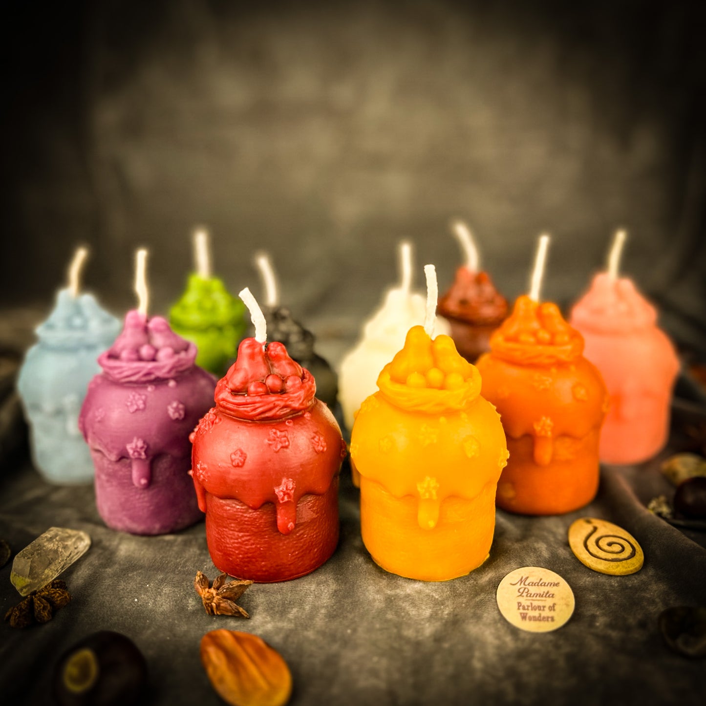 Beeswax Spring Bird Nest Paska Candle Spell Kit - New Beginnings, Home & Nurturing