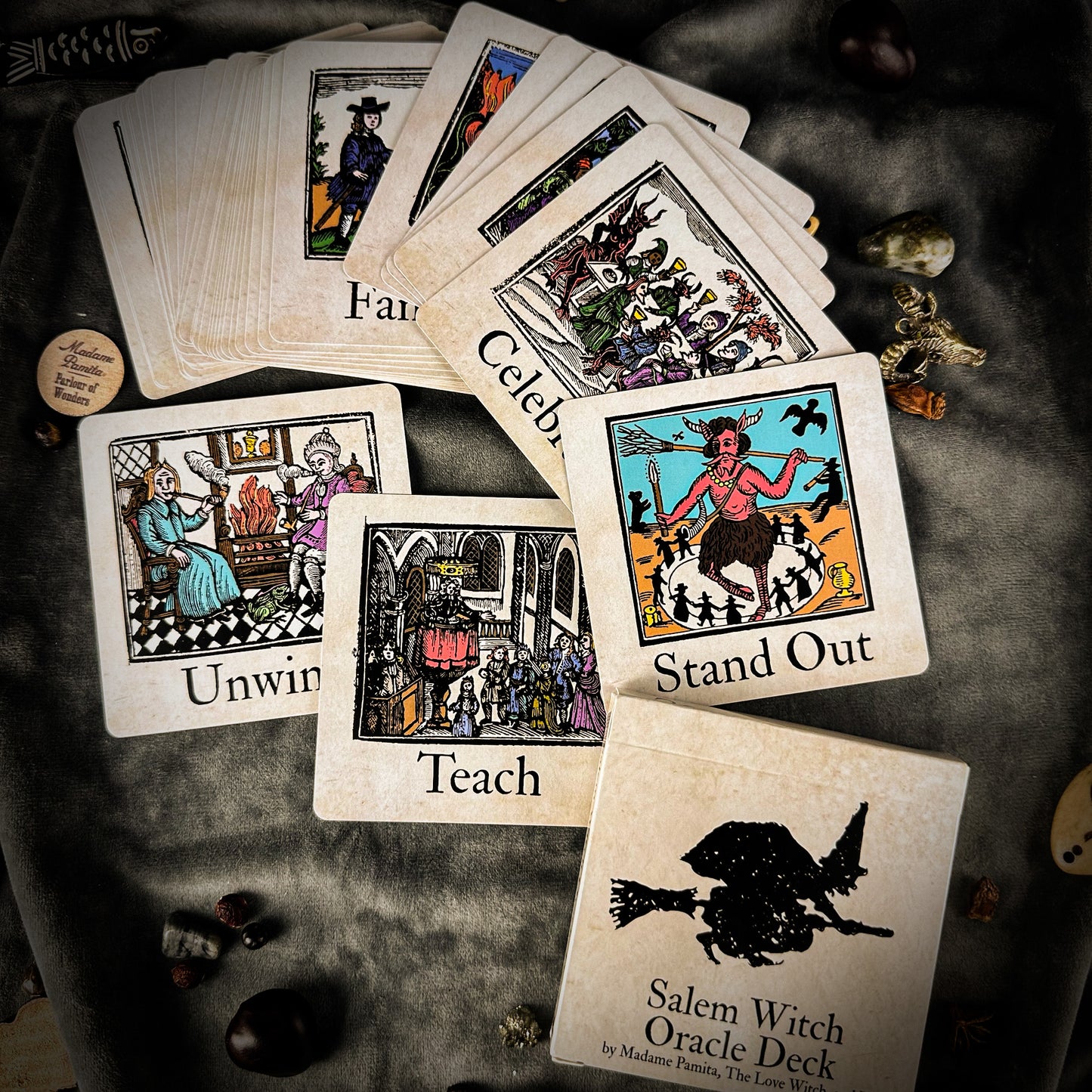 The Salem Witch Oracle Deck by Madame Pamita, TheLoveWitch, & B