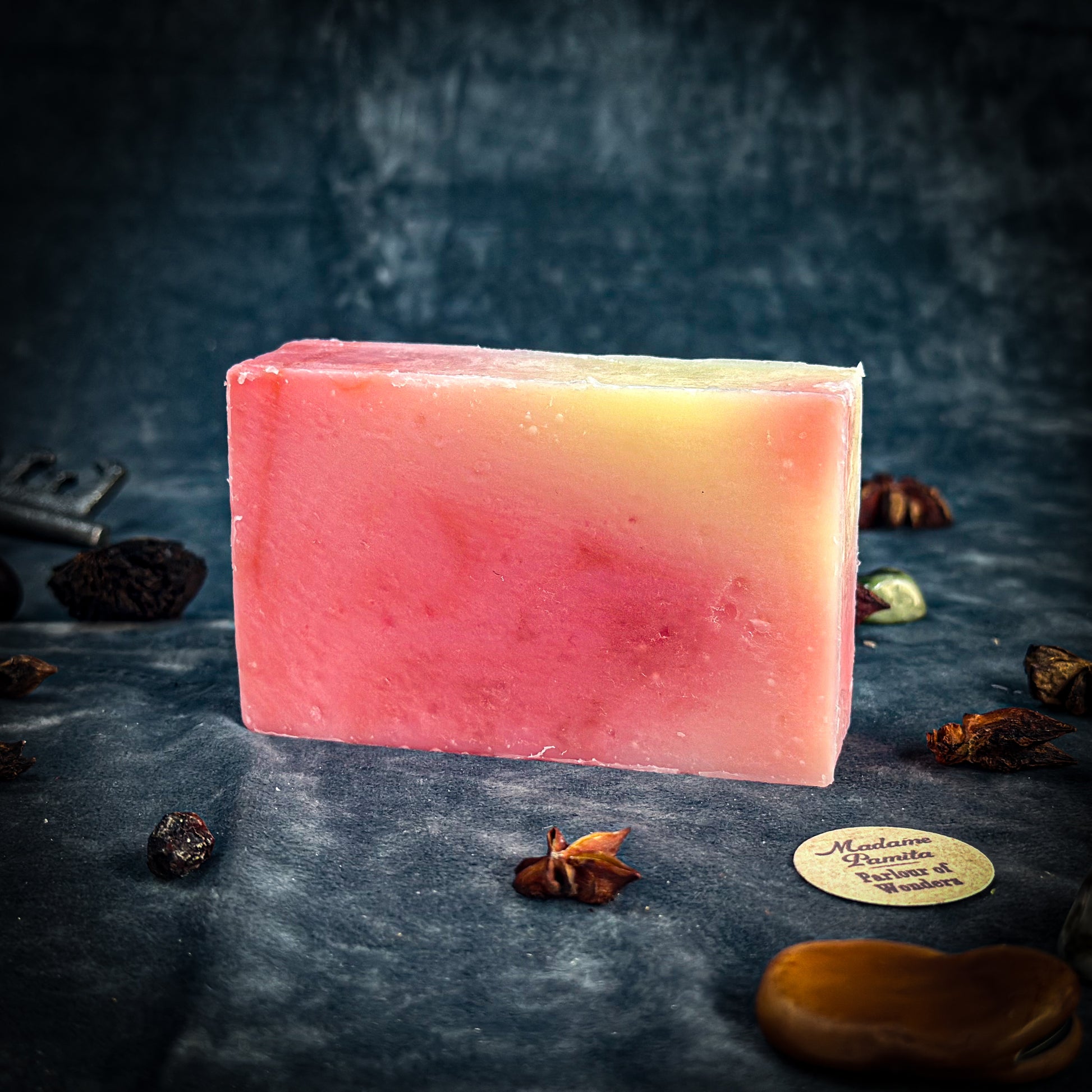 This spell soap is designed to empower your spells for joy in the holiday season! Bless it for happiness and let everyone in the house experience good fun and good times.