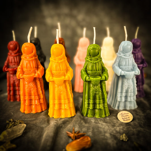 Beeswax Znakharka Healing Witch Spell Candle